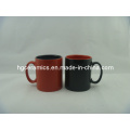 10oz Kaffeetasse, 10oz keramischer Becher, 10oz zwei Ton-Farben-Becher